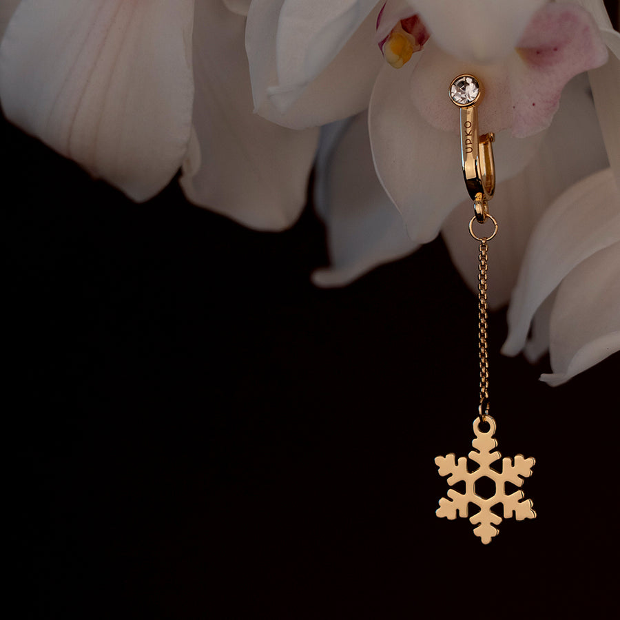 Non-pierced Snowflake Clitoral Jewelry