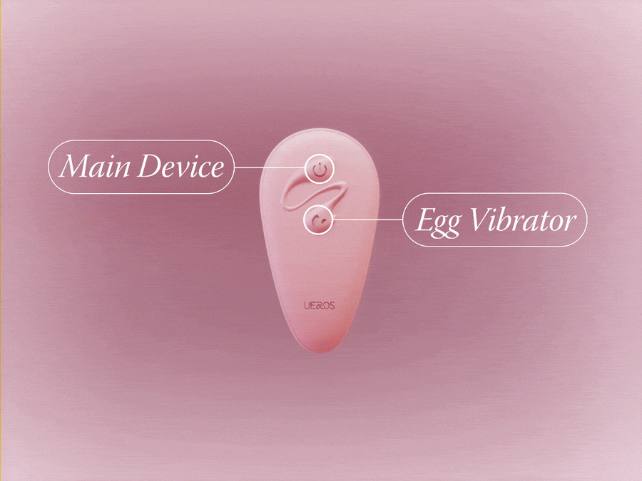 Wearable Remote Control Massager Detachable Egg Set