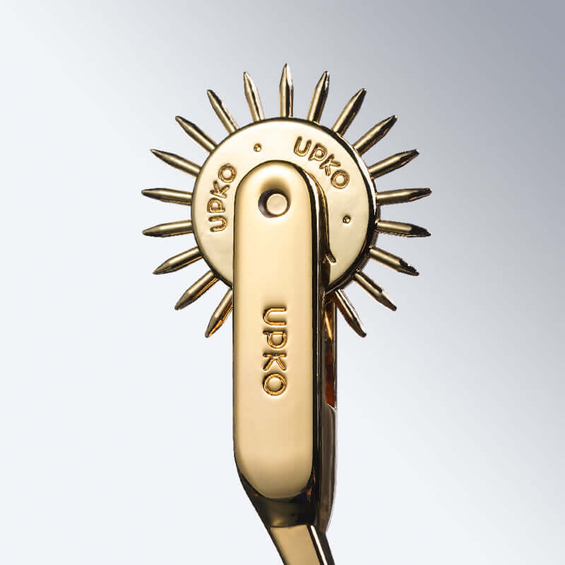 UPKO Spiked Metal Pinwheel for Sensory Play | Zinc Alloy